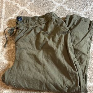 J Crew Linen Blend cuffed Pants